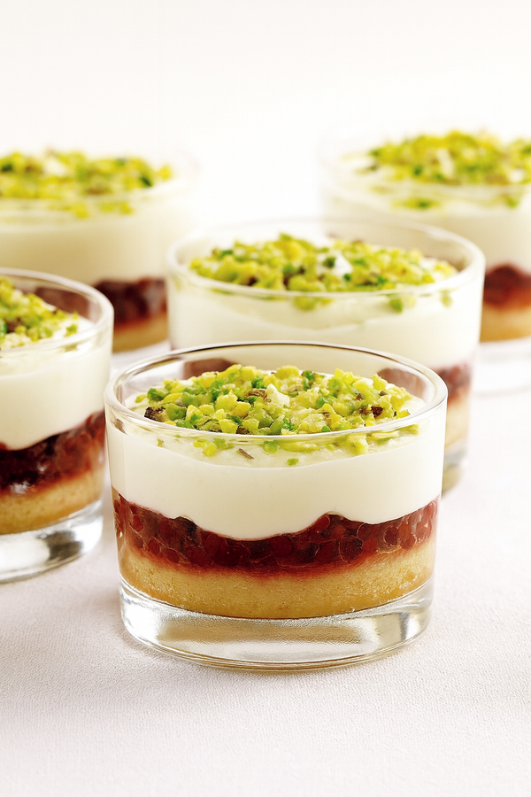 Coppa Raspberries & Cream Desserts (12 Per Order)