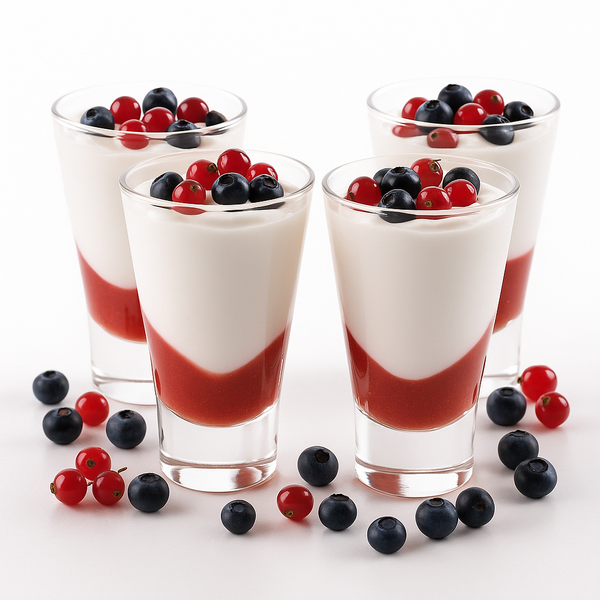 Coppa Yogurt & Berries Desserts (6 Per Order)